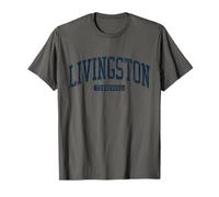Livingston Tennessee TN College University Style Blue T-Shirt
