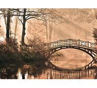 Livingwalls 118624 Designwalls Photo Wallpaper 170 g Non-Woven Fabric per m², Beige, Brown, Cream, Green, Copper, Taupe, White, 350 x 255 cm