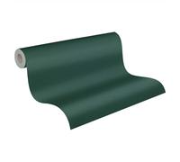 Livingwalls 396555 Plain Wallpaper in Green Plain Wallpaper with Fine Structure for Various Rooms 10.05 m x 0.53 m Made in Germany