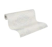 Livingwalls Baroque Wallpaper Metropolitan Stories 2 A.S. Création Non-Woven 10.05 m x 0.53 m Beige Grey White Made in Germany 379015 37901-5