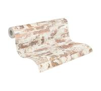 Livingwalls Brick Wallpaper Elements A.S. Création Non-Woven 10.05 m x 0.53 m Orange White Red Made in Germany 369291 36929-1