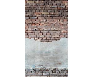 Livingwalls Brick Wallpaper The Wall Non-Woven Wallpaper 1.59 m x 2.80 m Red Grey White Made in Germany 383341 383341