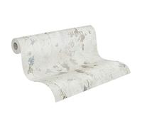 AS Creation Antonio White & Grey Rustic Stone Industrial Wallpaper 37954-4
