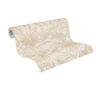 Livingwalls CosmoLiving Non-Woven Wallpaper with Leaf Design in Beige, Cream, Brown - 10,05 x 0,53 m Patterned Wallpaper by Cosmopolitan - 790631