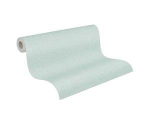 Livingwalls CosmoLiving Textured Non-Woven Wallpaper in Blue, Green, Brown - 10,05 x 0,53 m Solid Colour Wallpaper by Cosmopolitan - 790672