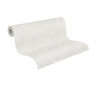 Livingwalls Cosmopolitan 790668 Non-Woven Wallpaper with Textile Structure in White, Grey, Gold - Plain Wallpaper 10.05 m x 0.53 m