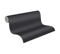 Livingwalls Designer Wallpaper Daniel Hechter - Non-Woven Solid Colour Wallpaper - 10,05 m x 0,53 m - Black - Made in Germany - 379522