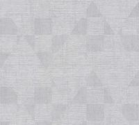 Livingwalls Geometric Wallpaper Titanium 3 Non-Woven Wallpaper 10.05 m x 0.53 m Silver Grey Made in Germany 381961 38327-3