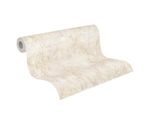 Livingwalls Hot Spots Non-Woven Wallpaper Concrete Style in Beige, Cream, Grey, Metallic - 10,05 x 0,53 m Industrial Design Wallpaper Made in Germany - 786291