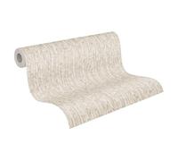 Non-woven wallpaper abstract wood look cream beige metallic 78666-1 (3,26£/1qm)