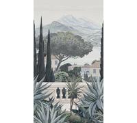 Livingwalls Hot Spots Photo Wallpaper Farm 1,59 m x 2,80 m - Blue, Brown, Cream - Landscape Wallpaper - 790158