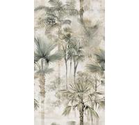Livingwalls Hot Spots Photo Wallpaper Palm Trees 1,59 m x 2,80 m - Beige, Cream, Green - Floral Wallpaper - 790157