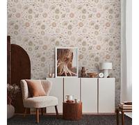 Livingwalls House of Turnowsky 388994 Wallpaper Flowers Beige Pink Non-Woven Wallpaper 10.05 m x 0.53 m Made in Germany