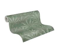 Livingwalls MICHALSKY 399841 Non-Woven Wallpaper Jungle Wallpaper with Leaves in Green Luxury Wallpaper Designed