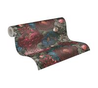 Livingwalls Michalsky Non-Woven Wallpaper Flowers 399791 Wallpaper in Red, Blue, Black, Green Luxury Wallpaper Designed