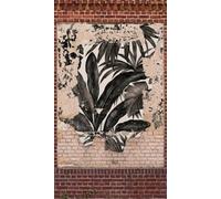 Livingwalls Non-Woven Wallpaper Concrete Style in Beige, red, Cream - 1,59 x 2,80 m Industrial Design Wallpaper XXL Wall Mural - 392451