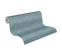 AS Creation Livingwalls Smart Surfaces Teal Wallpaper 39566-9 - Textured Plain