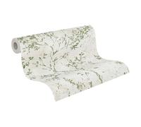 Livingwalls Non-Woven Wallpaper with Botanical Design in Cream, Green, Beige - 10,05 x 0,53 m Floral Wallpaper - 396504