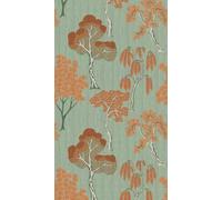Photo wallpaper abstract nature trees leaves green orange 39887-1 (5,23£/1qm)