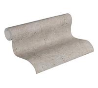 Livingwalls Plain Wallpaper Elements A.S. Création Non-Woven 10.05 m x 0.53 m Grey Brown Made in Germany 369111 36911-1