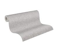 Plain Wallpaper Metropolitan Stories 2 A.S. Création Non-Woven 10.05 m x 0.53 m Grey Made in Germany 378654 37865-4