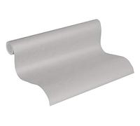Livingwalls Plain Wallpaper Metropolitan Stories Non-Woven Lola - Paris 10.05 m x 0.53 m Grey Made in Germany 369323 36932-3