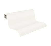 Livingwalls Premium Wall 2 389711 Non-Woven Wallpaper Plain 10.05 m x 0.53 m Made in Germany White