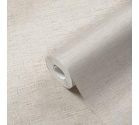 Livingwalls Structure Desert Lodge Non-Woven Wallpaper 10.05 m x 0.53 m White Beige Made in Germany 385275 385275