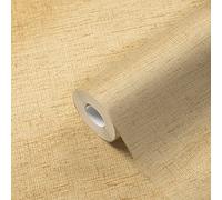 Livingwalls Structure Desert Lodge Non-Woven Wallpaper 10.05 m x 0.53 m Yellow Made in Germany 385274 385274