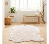 Livio 135 X 190cm Faux Fur Rug White