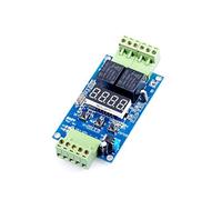 LIVISN 2-Channel 30-Steps 10A Programmable Time Relay Control Board Multi-Segment Set ON Off Switch Multi-Group Timing Control Board Load AC 0-277V DC 0-30V 10A (12V)
