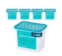 LIVIVO 1000ml Disposable Dehumidifiers - 5 Pack Large Capacity Moisture Absorber & Damp Trap for Damp, Mould and Condensation - Ideal for Home, Kitchen, Wardrobe, Caravan, Garage and Bathroom