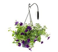 LIVIVO 12” 16” Swivel Hanging Basket Bracket - Heavy Duty Outdoor/Indoor Multipurpose Hooks - Perfect for Plants, Flower Baskets, Bird Feeders, Lanterns and Wind Chimes (12 Inch, Pack of 2)