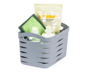 Livivo 13L Plastic Storage Baskets With Handles