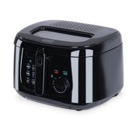 2.5L Deep Fat Fryer - Non-stick Surface, Mesh Frying Basket & Accessories Included LIVIVO Black One Size