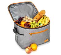 LIVIVO 20L Premium Insulated Cooler Bag - 30 Can Capacity Lunch Cool Bag with Adjustable Strap - Leakproof EVA Lining - Portable Meal Box for Camping, Picnic, BBQ, Beach, Garden or Outdoor Use