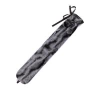 2L Extra Long Hot Water Bottle with Soft Removable Cover LIVIVO Light Grey One Size