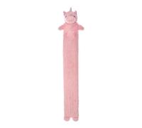 LIVIVO 2L Extra Long Hot Water Bottle with Soft, Removable and Washable Fleece/Knitted/Faux Fur Cover - Giant Size Ideal for Full Body (Unicorn)