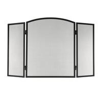 Livivo 3-Panel Fireguard - Black In Grey Grey One Size