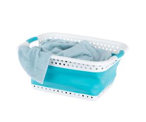 LIVIVO 37L Silicone Collapsible Laundry Basket CL0423-OB - Ultra-Portable, Space-Saving, Durable Foldable Laundry Bin