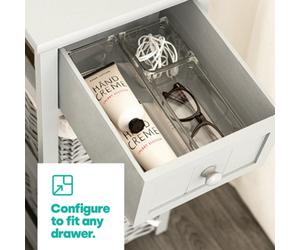 Livivo 4Pc Extra Large Drawer Organiser Tray Set