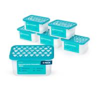 Livivo 5-Pack 500Ml Teardrop Disposable Dehumidifier, Plastic Moisture Absorber