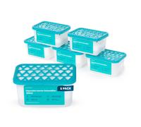 LIVIVO 500ml Disposable Dehumidifiers - 5 Pack Moisture Absorber & Damp Trap for Damp, Mould and Condensation - Ideal for Home, Kitchen, Wardrobe, Caravan, Garage and Bathroom