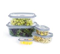 Livivo 5Pc Airtight Food Storage Containers Rectangular