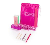 LIVIVO 9 Piece Manicure & Pedicure Nail Kit