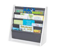 LIVIVO Children Bookshelf Bookcase - Sling Storage Rack Organiser