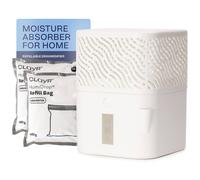 Livivo Clayr Humidrop Refillable Dehumidifier 1000Ml Off White Drainage Spout Off White
