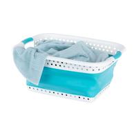 Collapsible Laundry Basket - Large 36L LIVIVO Baby Blue One Size