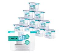 LIVIVO Dehumidifiers Disposable 500ml - 60-Pack Dehumidifiers for Home | Condensation Absorbers for Windows, Moisture Absorber, Mould Damp Trap - Interior Dehumidifier for Home, Wardrobe, Bathroom
