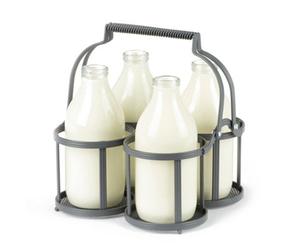 Livivo Dual-Handle Milk Bottle Holder - 4 Btl